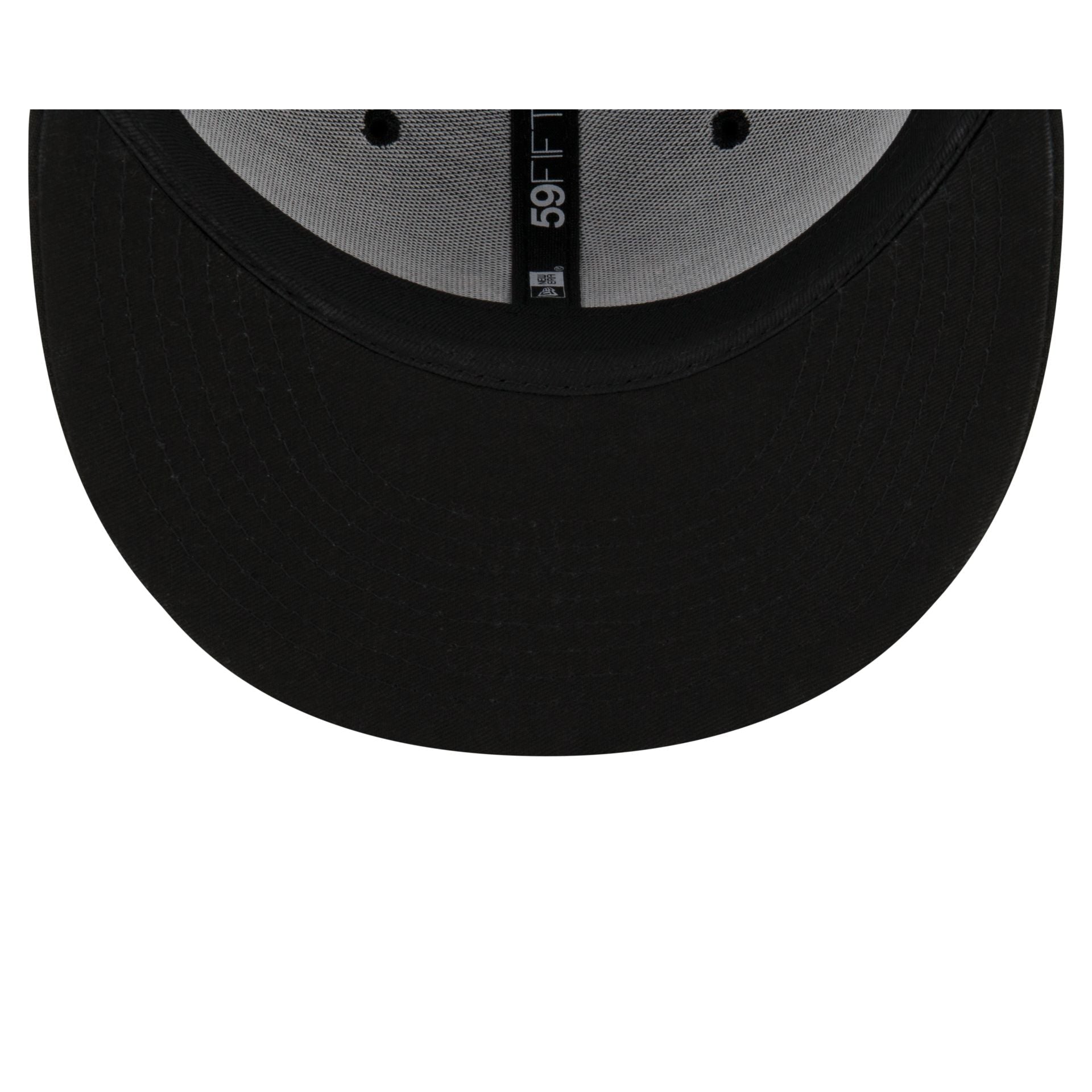 New Era 59FIFTY with black undervisor, the 'black nasty'